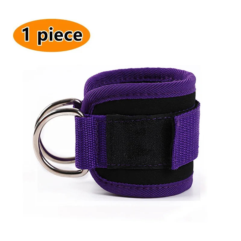 1PC Fitness Gantry Ankle Buckle Training Leg and Hip Training Device Double D Tension Foot Ring Legging Strap Ankle Accessories