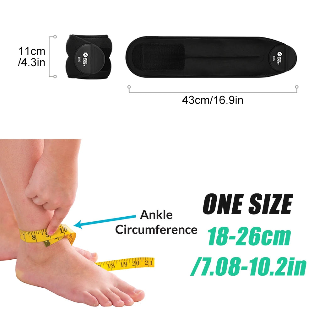 1Pair Wrist and Ankle Weights, Wearable Weights for Intensifying Workout,Home Workout Essentials & Gym Accessories for Women Men