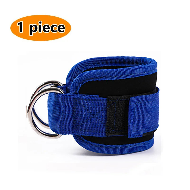 1PC Fitness Gantry Ankle Buckle Training Leg and Hip Training Device Double D Tension Foot Ring Legging Strap Ankle Accessories