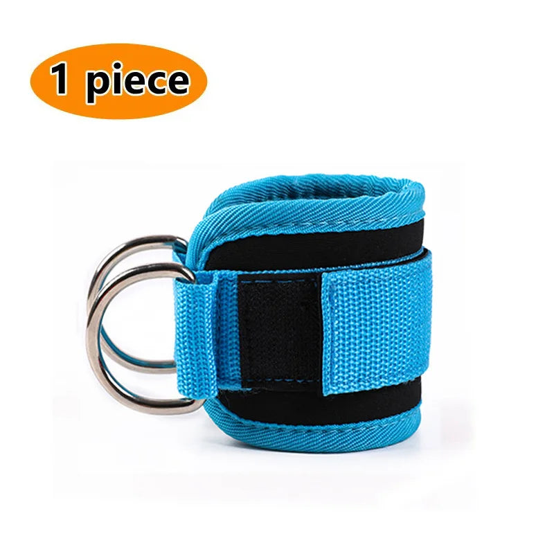 1PC Fitness Gantry Ankle Buckle Training Leg and Hip Training Device Double D Tension Foot Ring Legging Strap Ankle Accessories