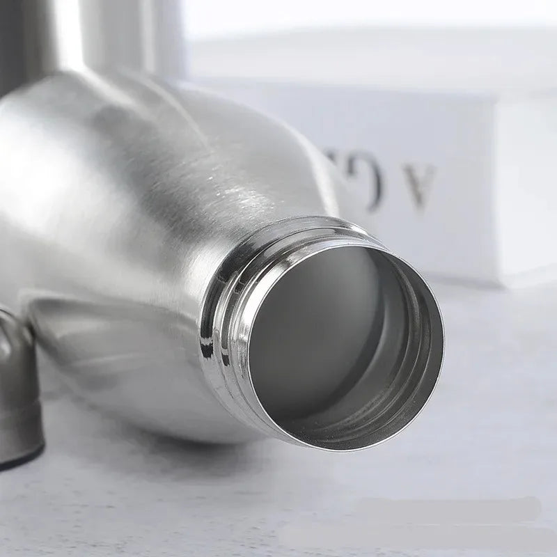 500 750 1000ml Water Bottles Stainless Steel Water Bottle 1 Liter Free Shipping Items, Drink Bottle for Sport Travel Cups