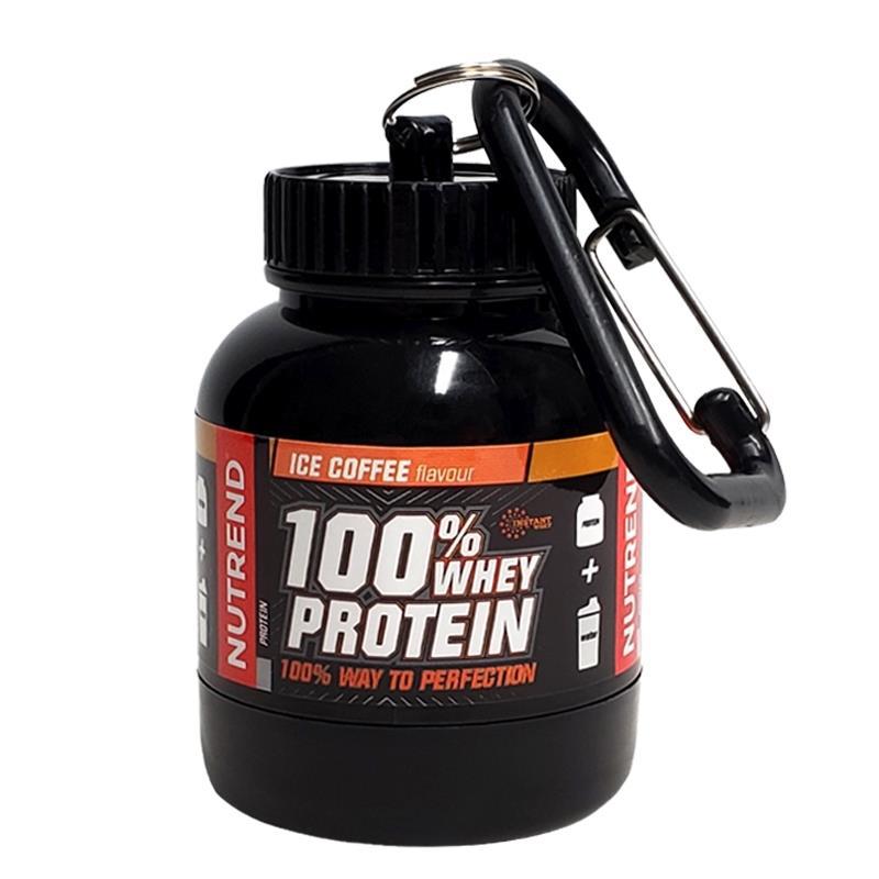 100/200ml Portable Protein Powder Supplement Container Lightweight Leakproof Storage Bottle